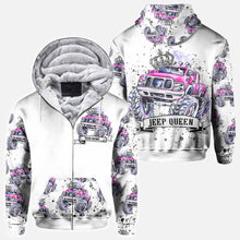 Load image into Gallery viewer, Personalized Jeep King Queen Hoodie Shirt for Couples