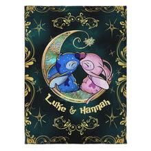 Load image into Gallery viewer, Personalized Ohana Blanket Custom Couple Gift for Him/Her