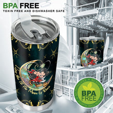 Load image into Gallery viewer, Personalized Couple Tumbler 'I Love You to the Moon' Gift