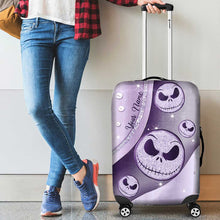 Load image into Gallery viewer, Personalized Nightmare Luggage Cover Custom Name Travel Accessory