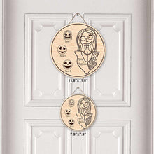 Load image into Gallery viewer, Personalized Mother's Day Round Wood Sign with 3D Pattern Print for Mom