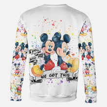 Load image into Gallery viewer, Personalized LGBT Couple Hoodie Custom Name All-Over Print Gift