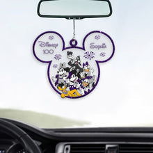 Load image into Gallery viewer, Personalized Disney 100 Car Ornament Custom Name Gift