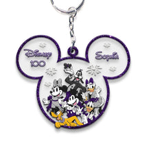 Load image into Gallery viewer, Personalized Disney 100 Keychain Custom Name Gift for Kids
