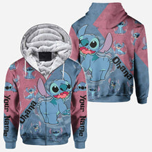 Load image into Gallery viewer, Personalized Ohana Hoodie Custom Name All-Over Print Gift