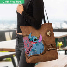 Load image into Gallery viewer, Personalized Ohana Tote Bag Custom Name Gift for Mom