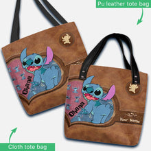 Load image into Gallery viewer, Personalized Ohana Tote Bag Custom Name Gift for Mom