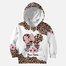 Load image into Gallery viewer, Personalized Leopard Mouse Ears Hoodie & Leggings Gift for Mom