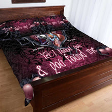 Load image into Gallery viewer, Personalized Nightmare Quilt Set with Custom Names for Halloween & Anniversary