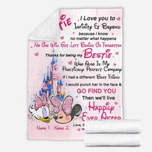Load image into Gallery viewer, Personalized Blanket for Best Friend Custom Name Gift