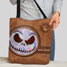 Load image into Gallery viewer, Personalized Nightmare Tote Bag Custom Name Gift for Halloween