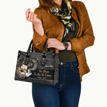 Load image into Gallery viewer, Personalized Leather Handbag with Custom Name Gift for Her