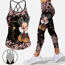 Load image into Gallery viewer, Personalized Cross Tank Top & Leggings with Custom Name for Kids