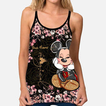Load image into Gallery viewer, Personalized Cross Tank Top & Leggings with Custom Name for Kids