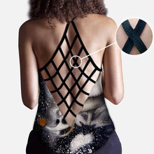 Load image into Gallery viewer, Custom Name Halloween Cross Tank Top & Leggings for Women