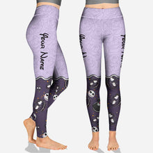 Load image into Gallery viewer, Personalized Hollow Tank Top and Leggings Custom Name Gift