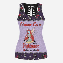 Load image into Gallery viewer, Personalized Hollow Tank Top and Leggings Custom Name Gift