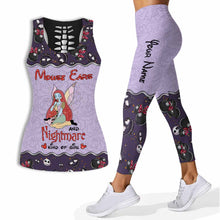 Load image into Gallery viewer, Personalized Hollow Tank Top and Leggings Custom Name Gift