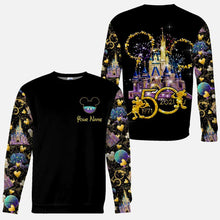 Load image into Gallery viewer, Personalized 50th Anniversary Magic Kingdom Hoodie All Over Print Gift