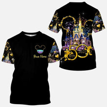 Load image into Gallery viewer, Personalized 50th Anniversary Magic Kingdom Hoodie All Over Print Gift