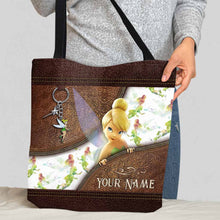 Load image into Gallery viewer, Personalized Tinkerbell Tote Bag Custom Name Gift for Mom