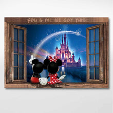 Load image into Gallery viewer, Personalized Mickey & Minnie Mouse Poster Gift for Couples