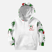 Load image into Gallery viewer, Personalized Grinch Christmas Hoodie and Leggings Set for Family