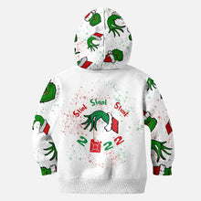 Load image into Gallery viewer, Personalized Grinch Christmas Hoodie and Leggings Set for Family
