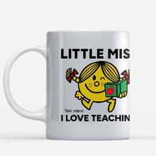Load image into Gallery viewer, Personalized Teacher Mug with Name and Fun Design for Classroom