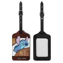 Load image into Gallery viewer, Personalized Leather Luggage Tag Custom Name Touch This Gift