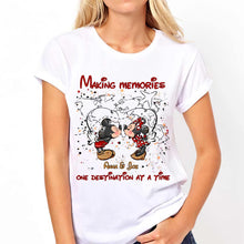 Load image into Gallery viewer, Personalized Mickey Mouse T-Shirt & Hoodie with Custom Names for Couples