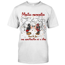 Load image into Gallery viewer, Personalized Mickey Mouse T-Shirt & Hoodie with Custom Names for Couples