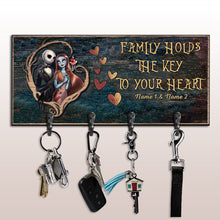 Load image into Gallery viewer, Personalized Family Key Rack with Names Unique Gift Idea