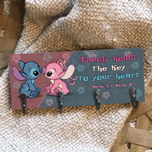 Load image into Gallery viewer, Personalized Ohana Key Rack Custom Name Gift for Family