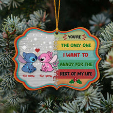 Load image into Gallery viewer, Personalized Christmas Ohana Ornament Custom Name Gift for Couples
