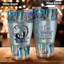 Load image into Gallery viewer, Personalized I'm Yours Tumbler Custom Name Gift for Anniversary
