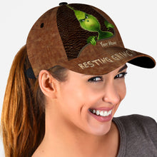 Load image into Gallery viewer, Personalized Grinch Face Classic Cap Custom Name Christmas Gift
