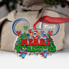 Load image into Gallery viewer, Personalized Acrylic Christmas Ohana Ornament Gift for Family