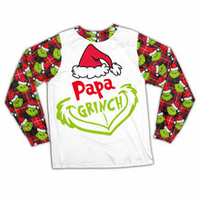 Load image into Gallery viewer, Personalized Grinch Christmas Pajamas Set for Couples