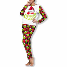 Load image into Gallery viewer, Personalized Grinch Christmas Pajamas Set for Couples