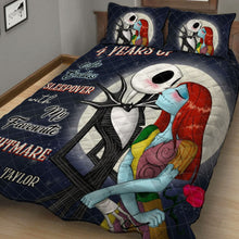 Load image into Gallery viewer, Personalized Nightmare Quilt Set with Custom Name | Unique Gift