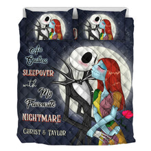 Load image into Gallery viewer, Personalized Nightmare Quilt Set with Custom Name | Unique Gift