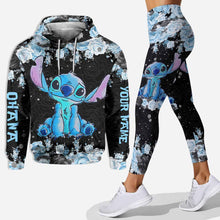 Load image into Gallery viewer, Personalized Ohana Hoodie and Leggings Set Custom Name Gift for Her