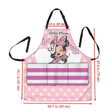 Load image into Gallery viewer, Personalized Minnie Mouse Apron Custom Name Gift for Kids