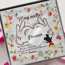 Load image into Gallery viewer, Personalized Heart Pendant Necklace Custom Photo Gift for Mom