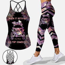 Load image into Gallery viewer, Personalized Car Cross Tank Top & Leggings Custom Name Gift