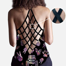 Load image into Gallery viewer, Personalized Car Cross Tank Top & Leggings Custom Name Gift