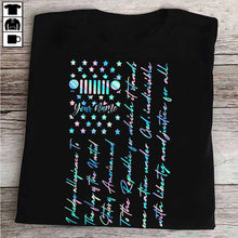Load image into Gallery viewer, Personalized Independence Day T-shirt & Hoodie with Custom Name