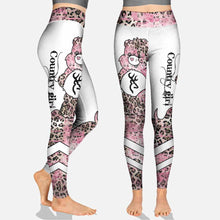 Load image into Gallery viewer, Personalized Country Girl Hunting Hollow Tank Top & Leggings Gift Set