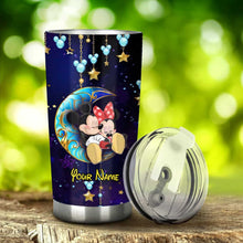 Load image into Gallery viewer, Personalized Believe In Magic Mouse Tumbler Custom Name Gift